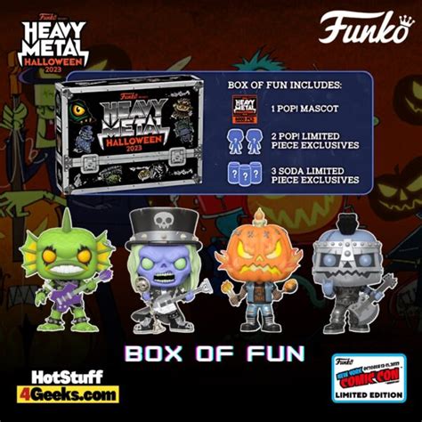 heavy metal halloween box of fun 2023|funko box of fun 2023.